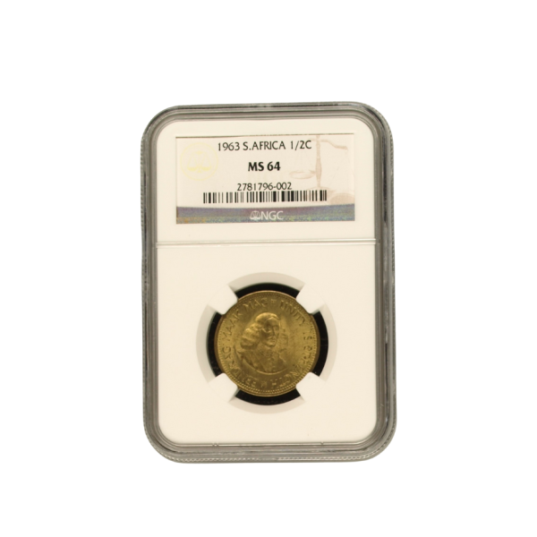 1963 South Africa 1/2c MS 64