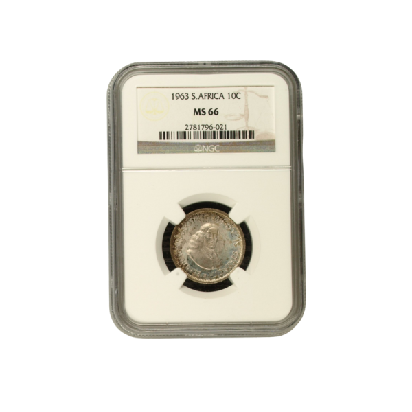 1963 South Africa 10c MS 66