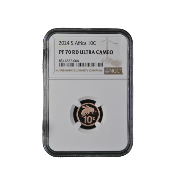 2024 South Africa 10c PF 70 RD Ultra Cameo - Top Pop