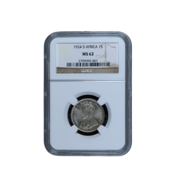 1924 South Africa 1 Shilling MS62