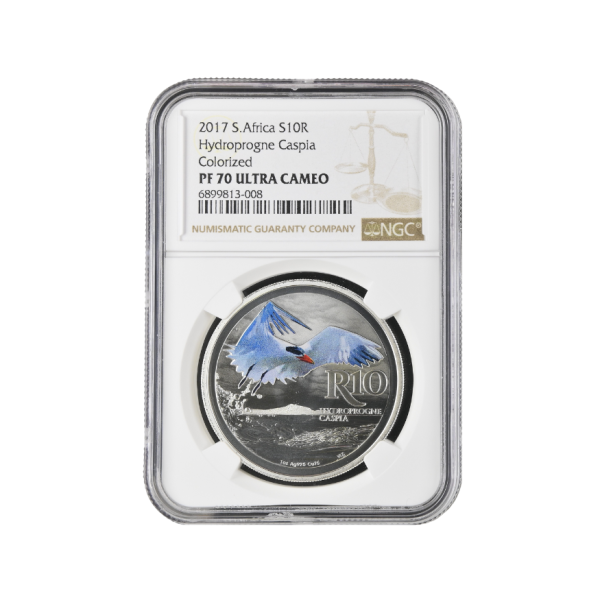 2017 South Africa S10R Hydroprogne Caspia Colorized - PF 70 Ultra Cameo - Top Pop