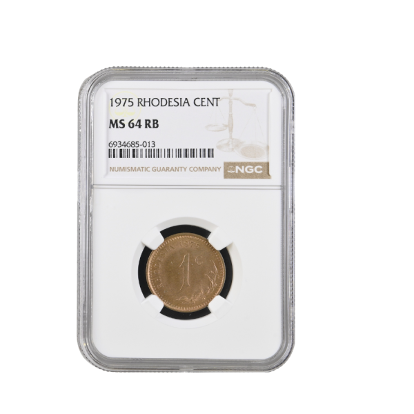 1975 Rhodesia Cent MS64RB