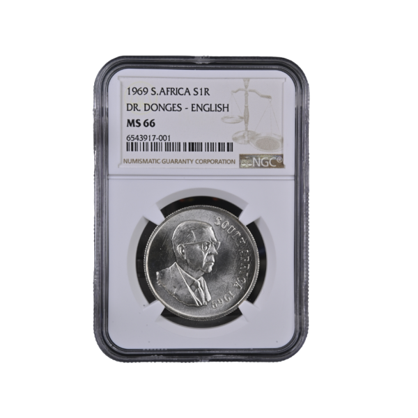1969 South Africa S1R DR. DONGES - ENGLISH  MS 66