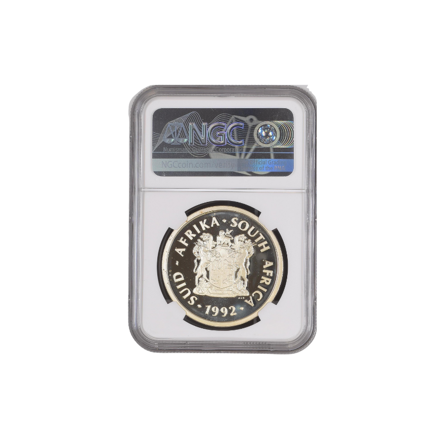 1992 South Africa Coinage Centennial S2R PF 69 Ultra cameo - Image 2