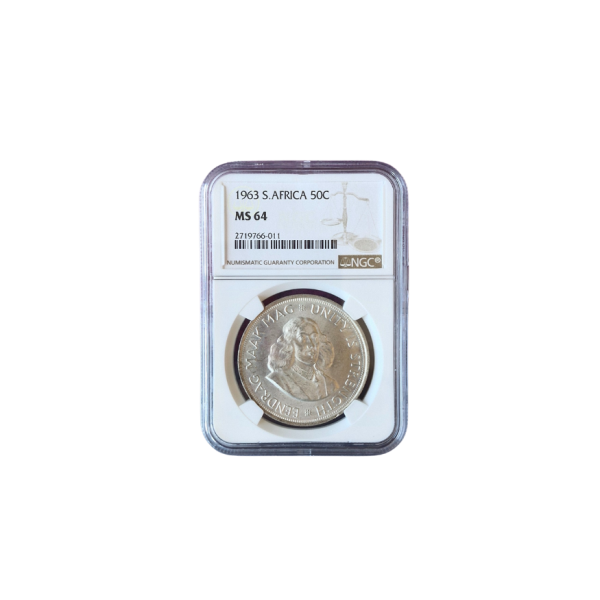 1963 South Africa 50c MS 64