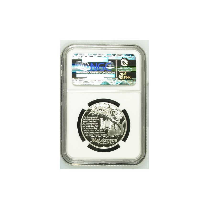 2013 South Africa Protea S1R Nelson Mandela Mqhekezweni PF 70 Ultra Cameo - Top Pop - Image 2
