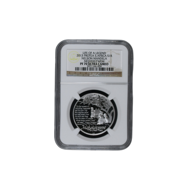 2013 South Africa S1R Protea Life of a Legend Nelson Mandela Mqhekezweni PF 70 Ultra Cameo - Top Pop