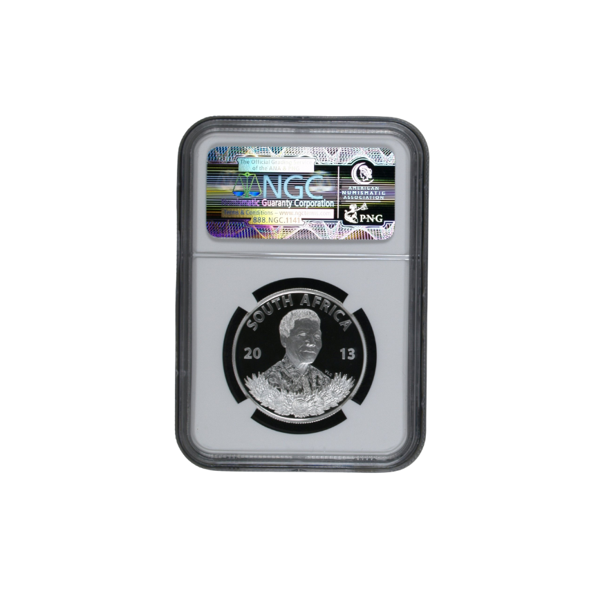 2013 South Africa S1R Protea Life of a Legend Nelson Mandela Mqhekezweni PF 70 Ultra Cameo - Top Pop - Image 2