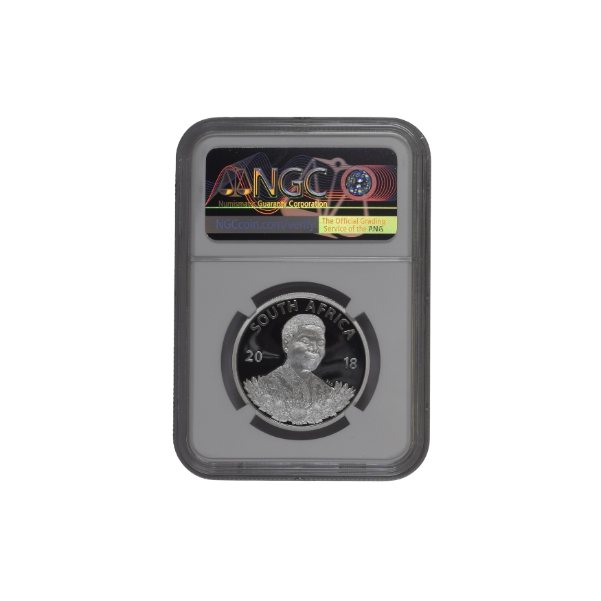 2018 South Africa S1R Protea Nelson Mandela Robben Island PF 70 Ultra Cameo - Top Pop - Image 2
