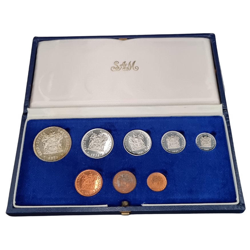 1971 South Africa Proof Set - in Original Box
