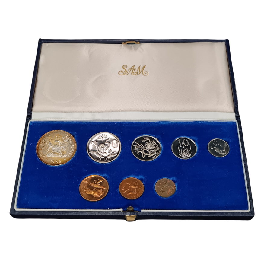 1980 South Africa Proof Set - in Original Box