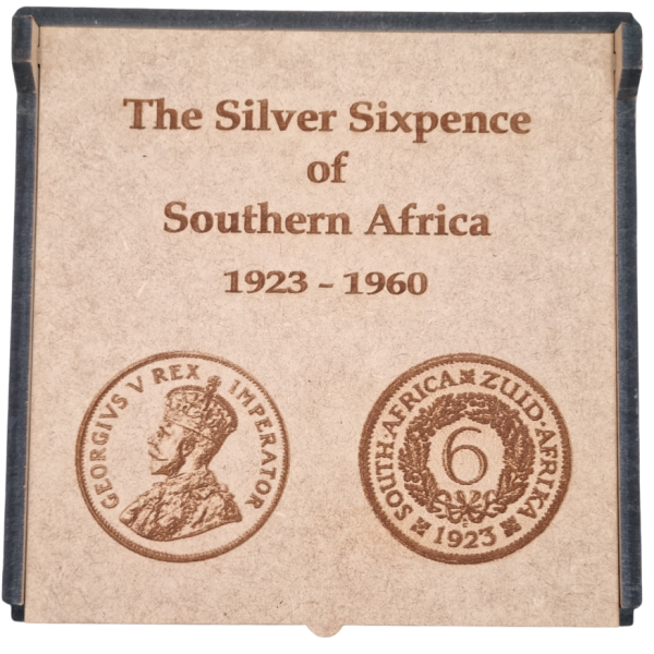 The Silver Sixpence of Southern Africa 1923 - 1960 box