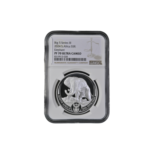 2024 South Africa Big 5 - Series III Elephant - Top Pop PF70 Ultra Cameo