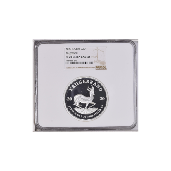 2020 South Africa Krugerrand S2KR - PF 70 Ultra Cameo Top Pop