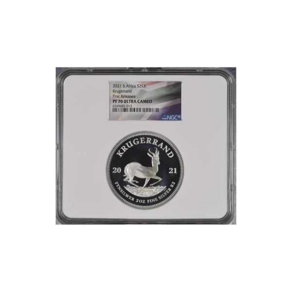 2021 South Africa Krugerrand First Releases S2KR - Top Pop - PF70 Ultra Cameo