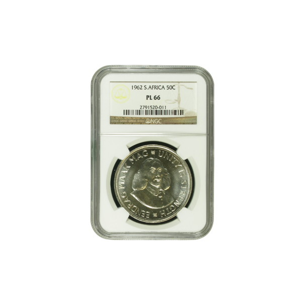1962 South Africa 50c  PL 66