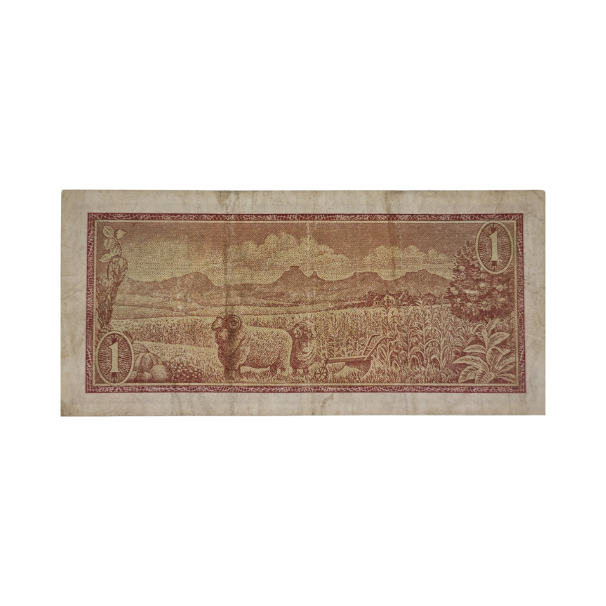 South African Reserve Bank One Rand Eng/Afr 1973 S/N: Z24/163882 - Image 2