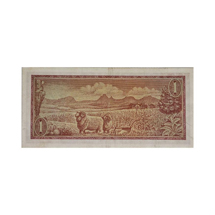 South African Reserve Bank One Rand Eng/Afr 1973 S/N: Z24/783819 - Image 2