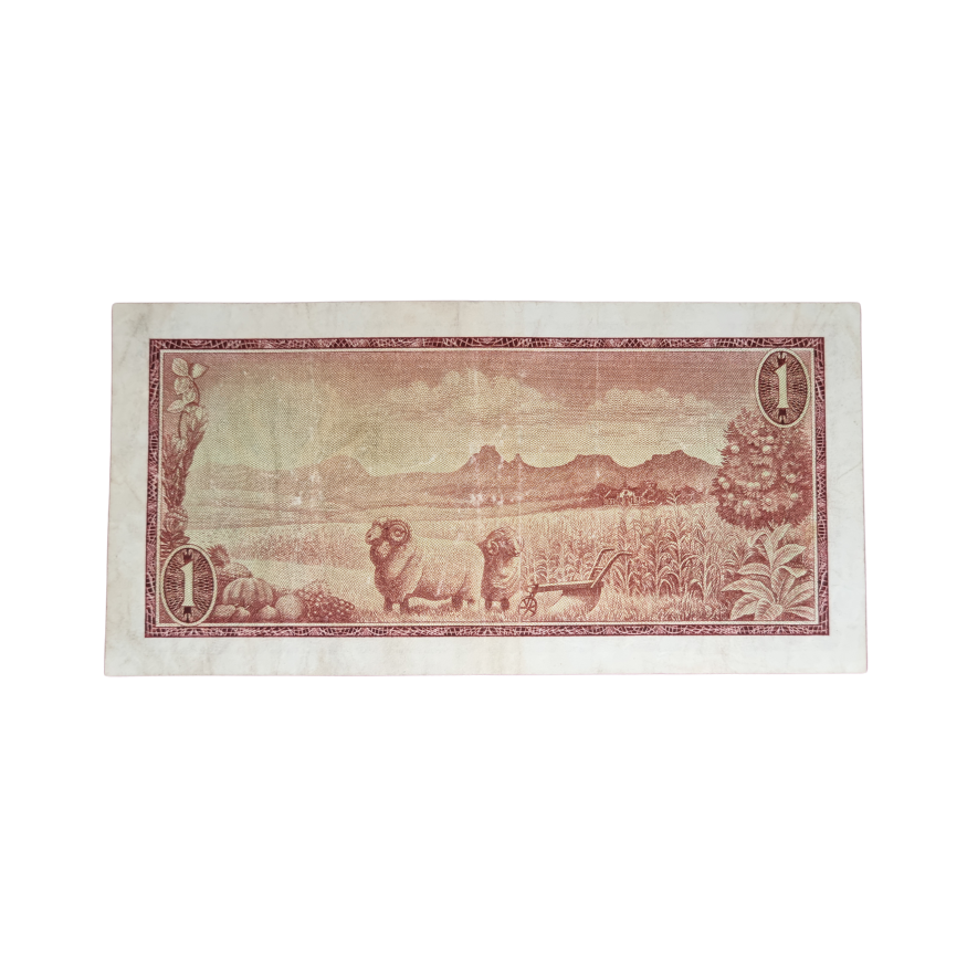 South African Reserve Bank One Rand 1967 Afr/Eng S/N: Z5/715763 - Image 2