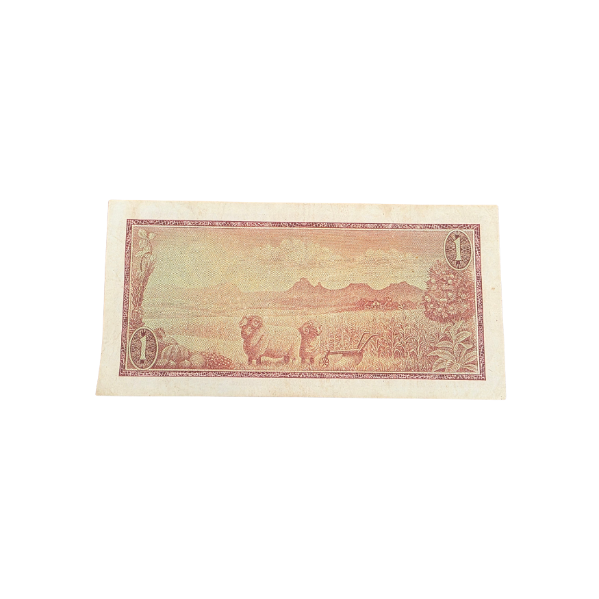 Suid-Afrikaanse Reserwe Bank Een Rand Afr/Eng 1962 S/N: Z1/719622 - Image 2