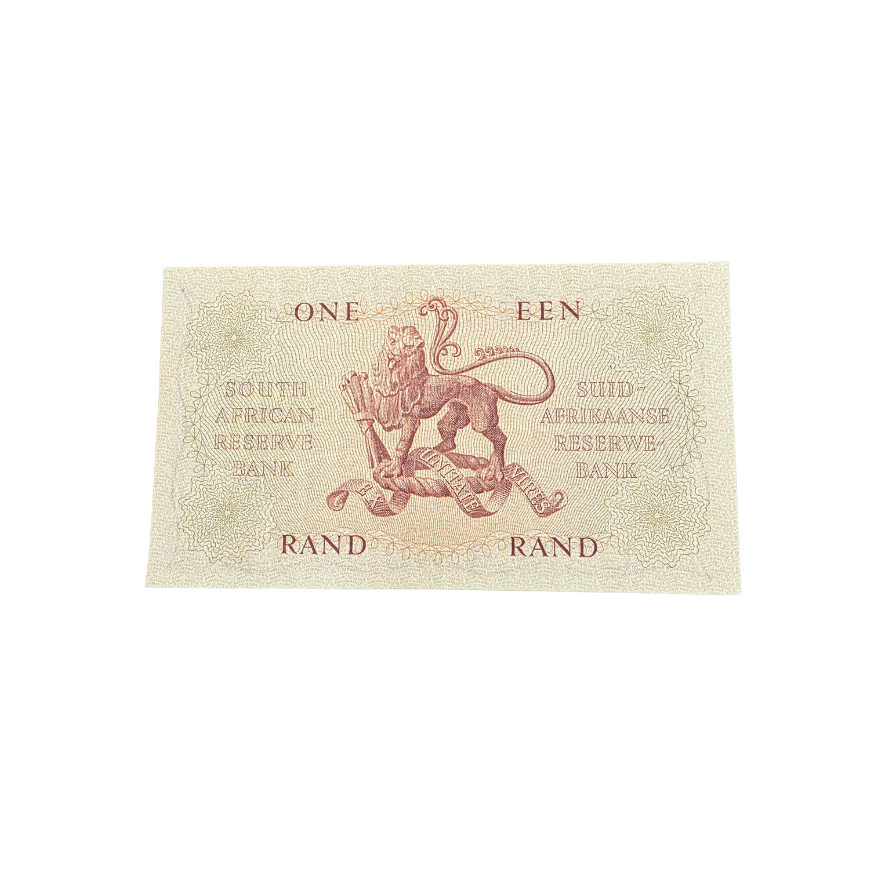 South African Reserve Bank One Rand Eng/Afr 1962 S/N: A120/946487 - Image 2