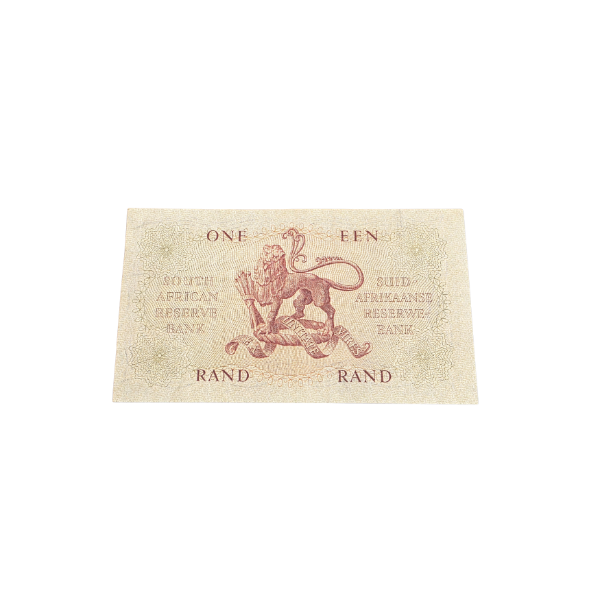 Suid-Afrikaanse Reserwe Bank Een Rand Afr/Eng 1962 S/N: Z1/608745 - Image 2