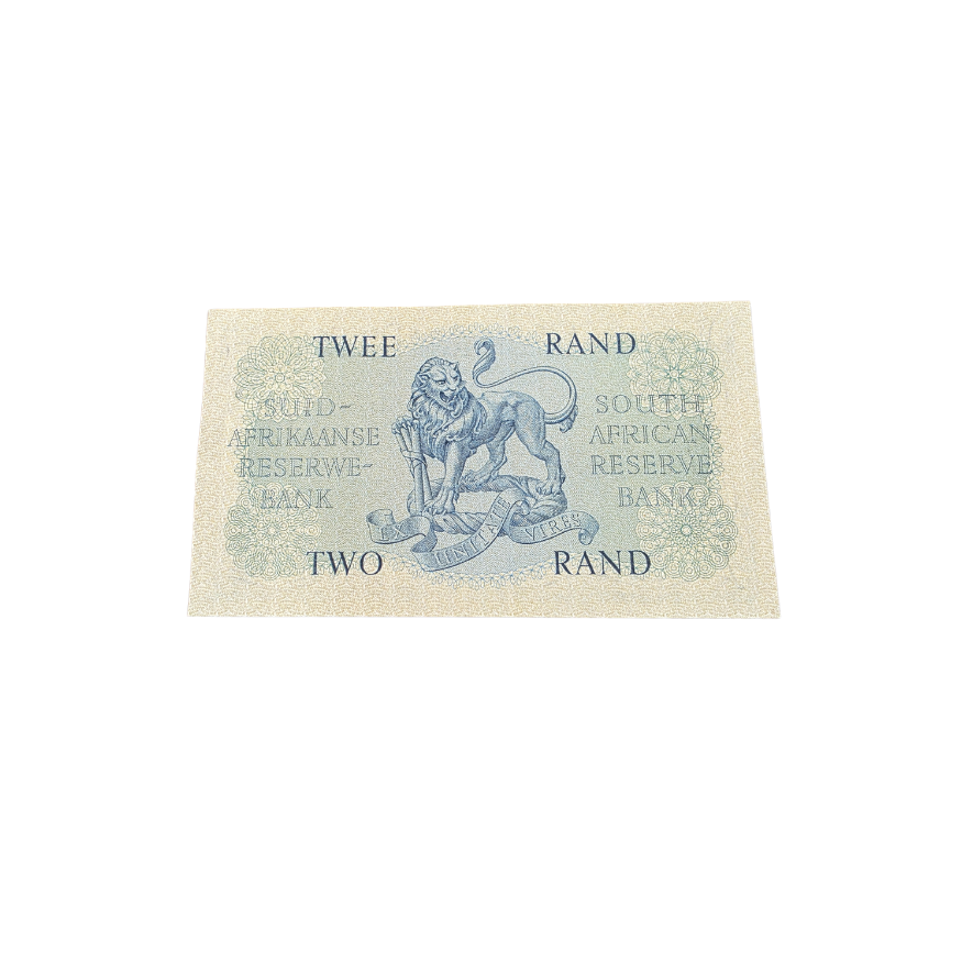 South African Reserve Bank Two Rand Eng/Afr 1962 S/N: B210/790414 - Image 2
