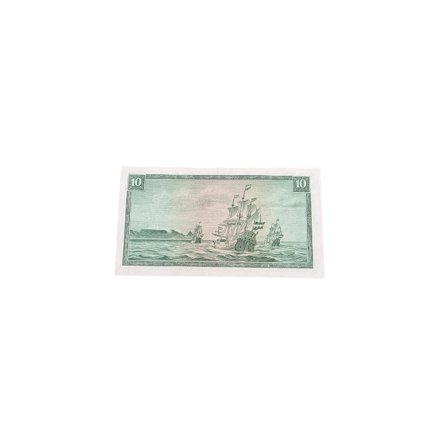 South African Reserve Bank Ten Rand- Springbok Watermark Eng/Afr 1966 S/N: C21/829088 - Image 2