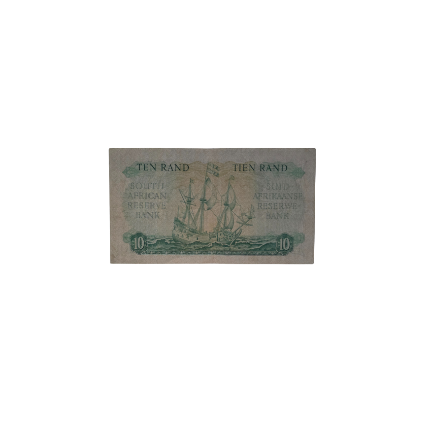 Suid Afrikaanse Reserwe Bank Tien Rand Afr/Eng 1961 S/N: C10/106091 - Image 2