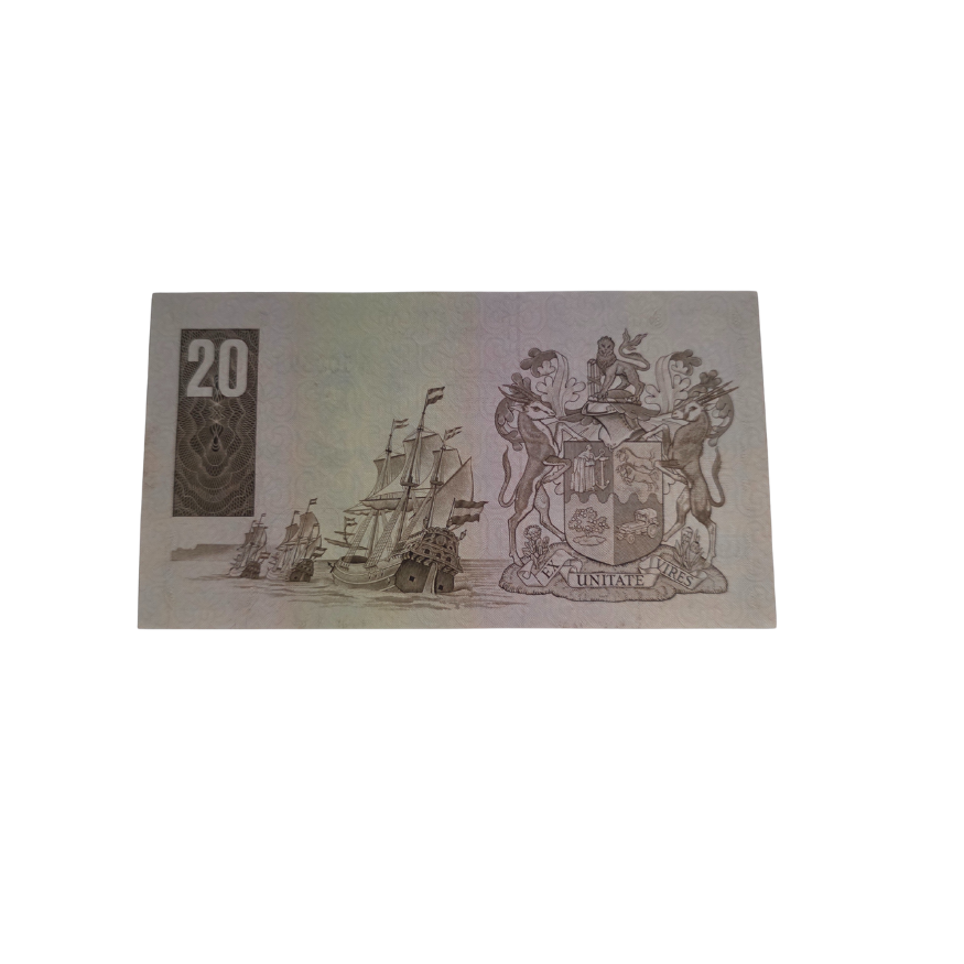South African Reserve Bank Twenty Rand Eng/Afr 1984 S/N: Z45/502598 - Image 2