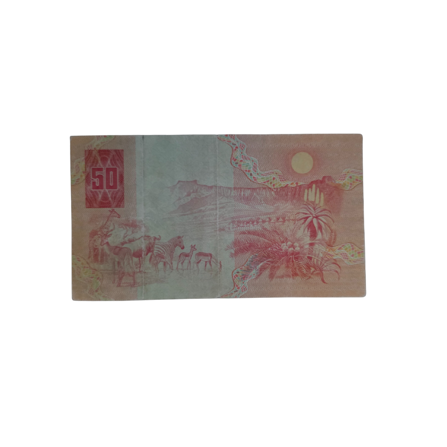 Suid-Afrikaanse Reserwe Bank Vyftig Rand Afr/Eng 1984 S/N: XX2357553 - Image 2