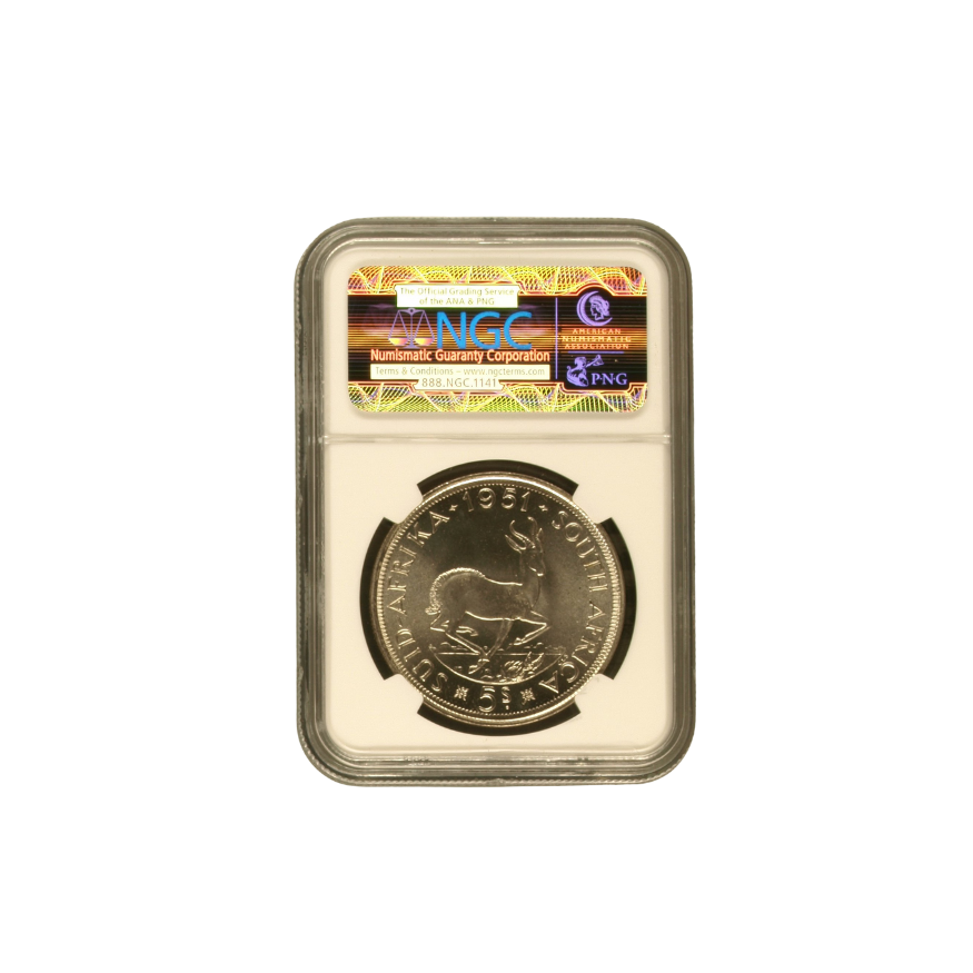 1951 SOUTH AFRICA 5S MS 68 - Image 2