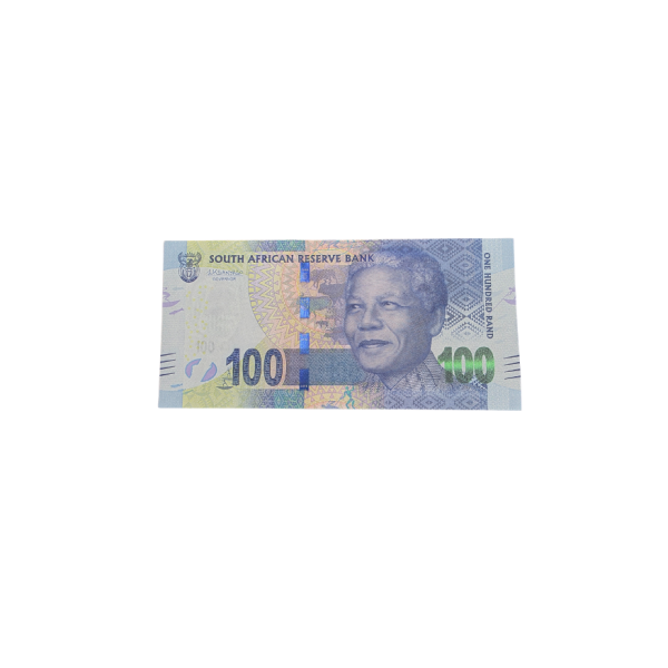 South African Reserve Bank One Hundred Rand - UNC 2018 S/N: WW2129296