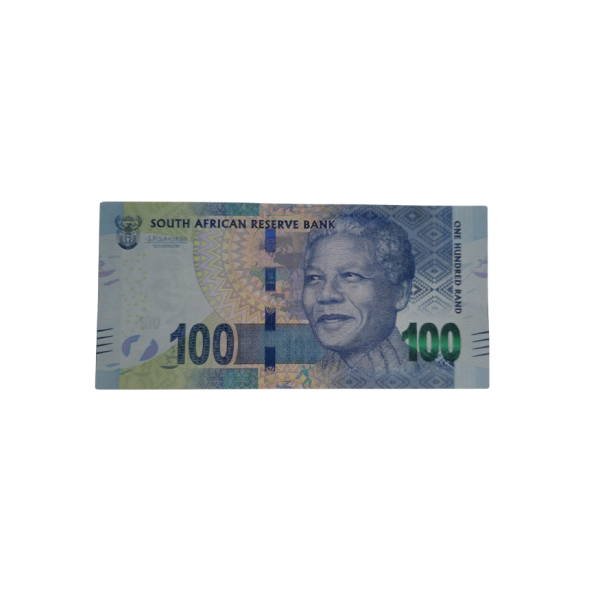 South African Reserve Bank One Hundred Rand 2018 S/N: YY4403492