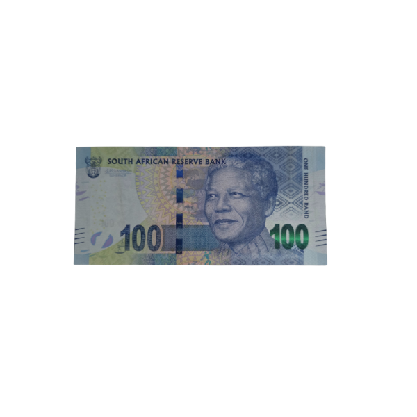 South African Reserve Bank One Hundred Rand 2018 S/N: XX7753910