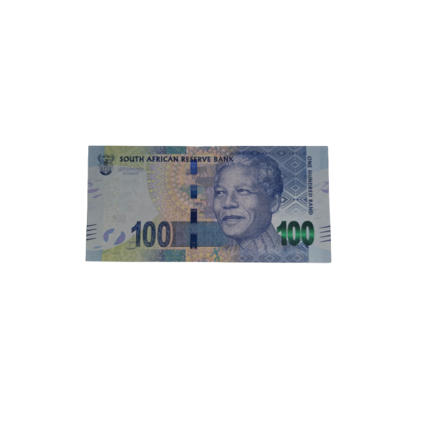 South African Reserve Bank One Hundred Rand 2018 S/N: WW5426567