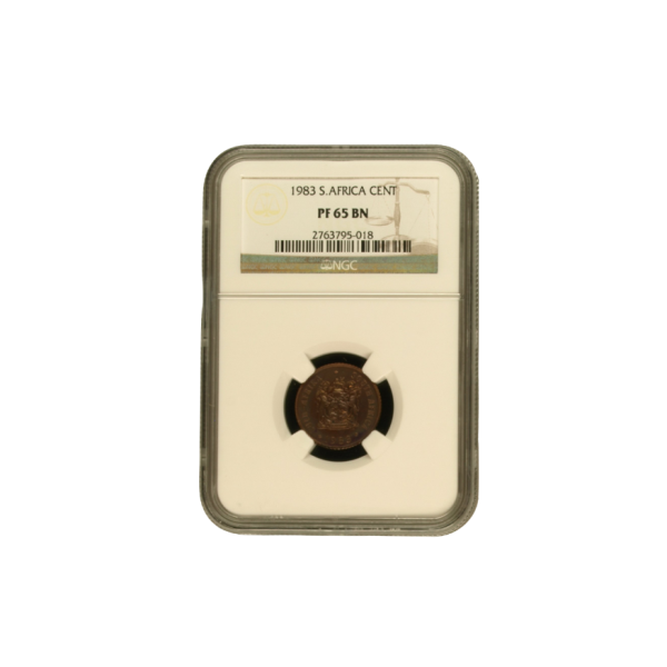 1983 SOUTH AFRICA CENT PF 65 BN