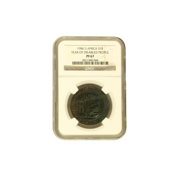 1986 SOUTH AFRICA YEAR OF DISABLED PEOPLE S1R PF 67