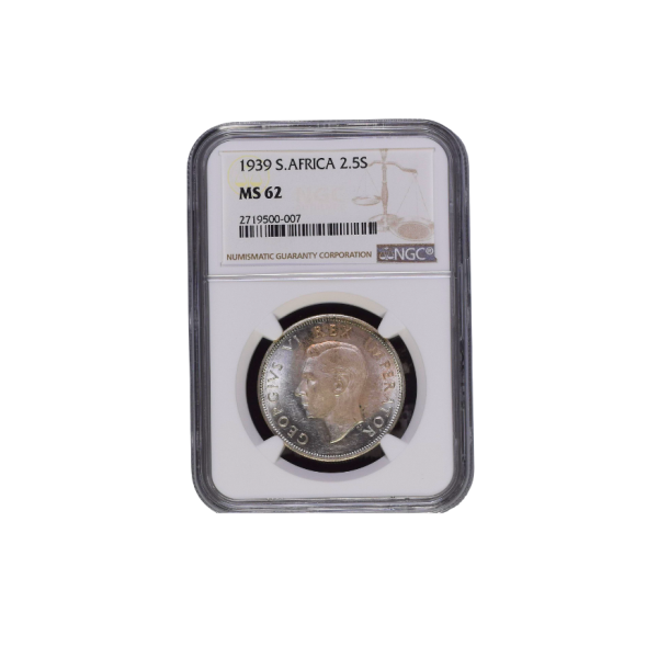 1939 SOUTH AFRICA 2.5S MS 62