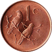 1 Cent reverse 1965&ndash;1969
