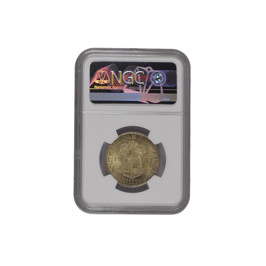 1937 South Africa 2 Shilling (MS 62) - Image 2