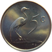 5 Cent reverse 1965&ndash;1969