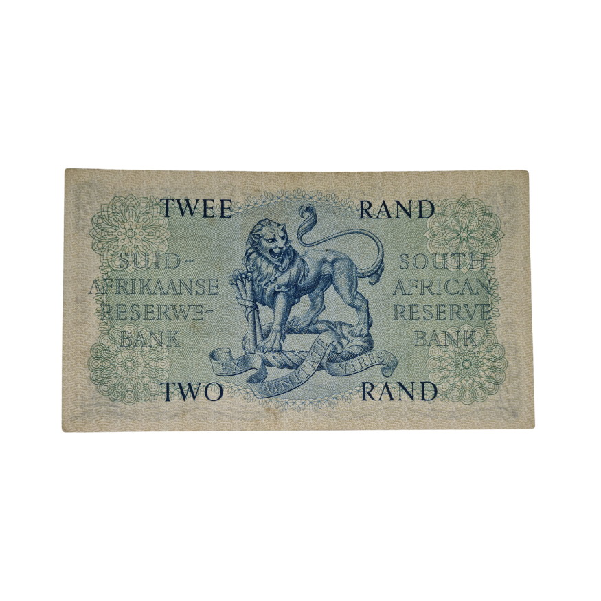 South African Reserve Bank Two Rand 1962 Eng/Afr S/N: B200/038516 - Image 2
