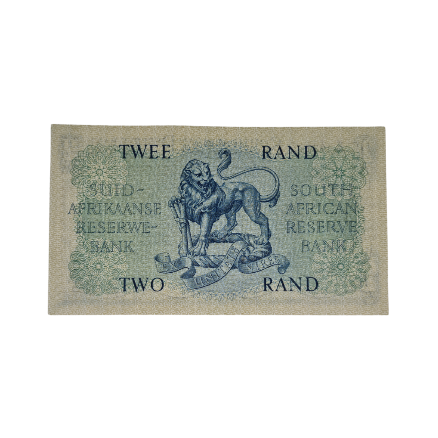 South African Reserve Bank Two Rand 1962 Eng/Afr S/N: B190/492747 - Image 2
