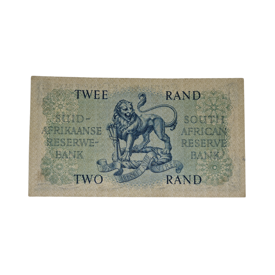 South African Reserve Bank Two Rand 1962 Eng/Afr S/N: B188/757151 - Image 2