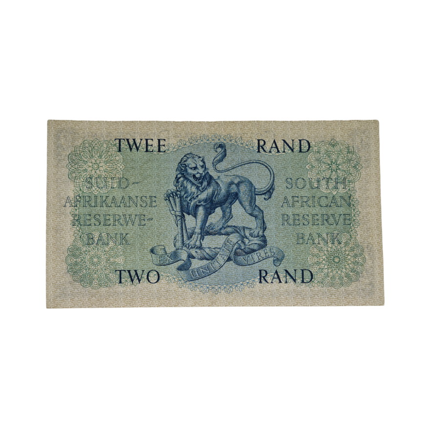South African Reserve Bank Two Rand 1962 Afr/Eng S/N B114/893157 - Image 2