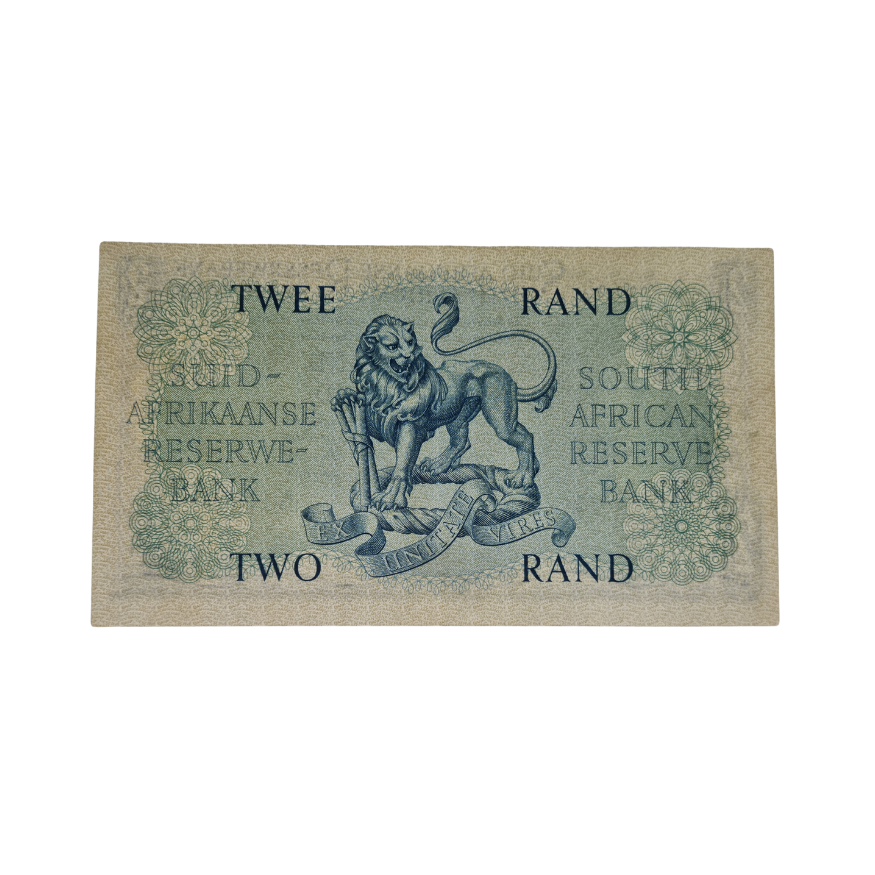 South African Reserve Bank Two Rand 1962 Afr/Eng S/N B113/176658 - Image 2