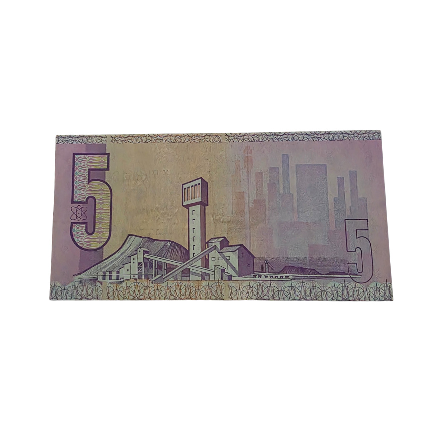 South African Reserve Bank Five Rand 1984 S/N: X20/778612 - Image 2