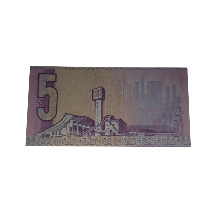 South African Reserve Bank Five Rand 1990 Eng/Afr S/N: XX2903908 - Image 2