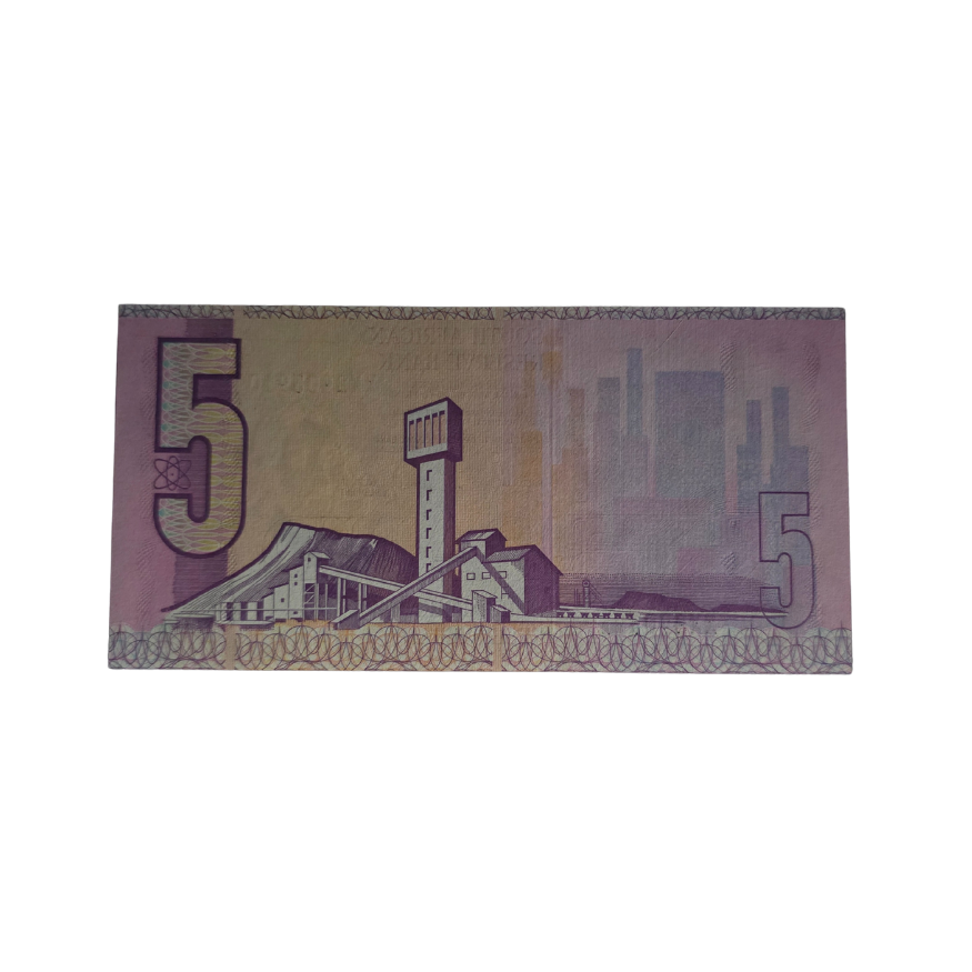 South African Reserve Bank Five Rand 1990 Eng/Afr S/N: XX2903910 - Image 2